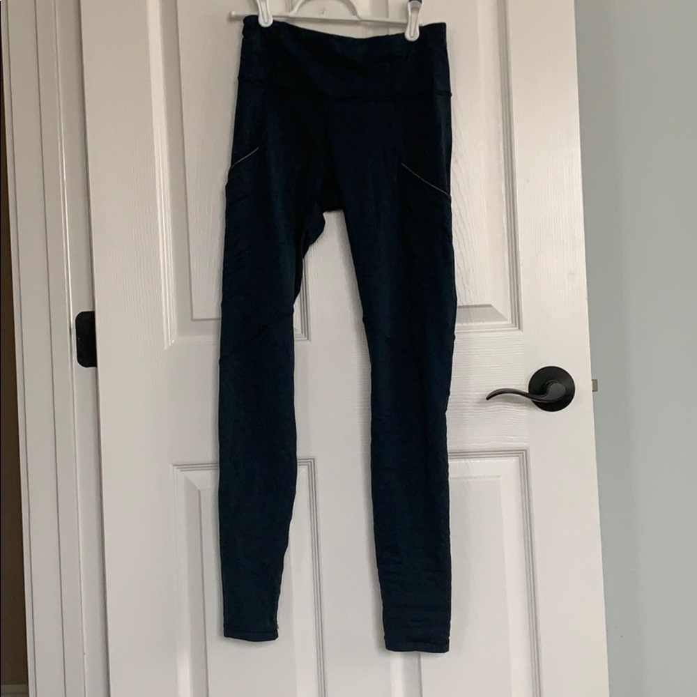 dark teal lulu leggings